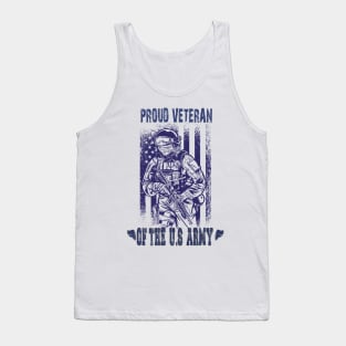 Proud Veteran Of The U.S Army Military Vintage Tank Top